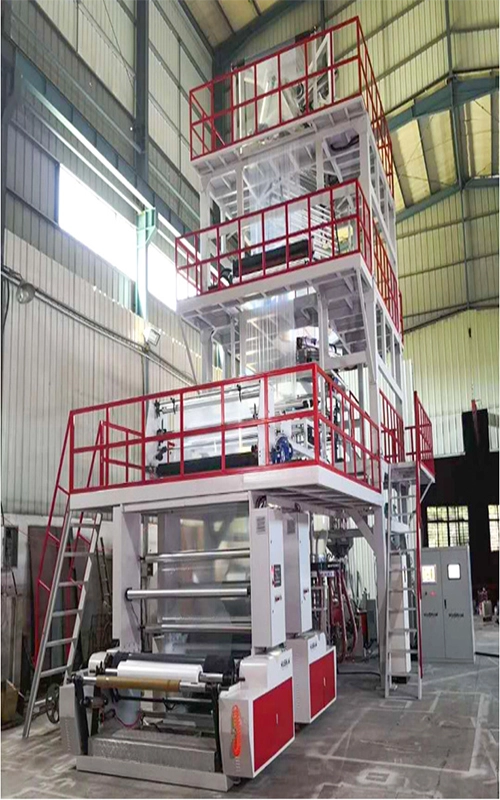 ABC Three-Layer Co-Extrusion Blow Molding Machine with Traction Rotary System